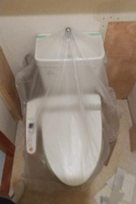 アクセントクロスで華やかなトイレ空間に変身 目黒区F様邸 アクセントクロスで華やかなトイレ空間に変身 目黒区F様邸